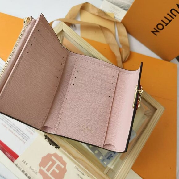 Louis Vuitton Pink and Brown Monogram Wallet - Picture 5 of 8